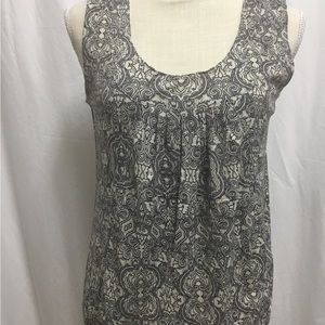 Geoffrey Beene | Pleated front top | Small